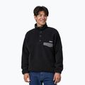 Férfi melegítőfelső Patagonia Synch Snap-T P/O black w/forge grey