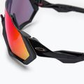 Oakley Flight Jacket kerékpáros szemüveg fekete-ibolya 0OO9401 3