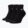 Nike Everyday Plus Cushioned Ankle zokni 3 pár black/white