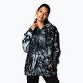 Női STRONG ID Tie-Dye pulóver kapucnis pulóver Fekete Z2T00490