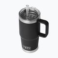 Termoszbögre YETI Rambler Straw 739 ml black 3