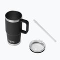 Termoszbögre YETI Rambler Straw 739 ml black 4
