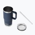 Termoszbögre YETI Rambler Straw 739 ml navy 4