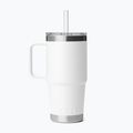 Termoszbögre YETI Rambler Straw 739 ml white 2