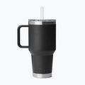 Termoszbögre YETI Rambler Straw 1000 ml black 2
