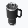 Termoszbögre YETI Rambler Straw 1000 ml black 3
