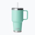 Termoszbögre YETI Rambler Straw 1000 ml seafoam