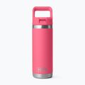 Termosz palack YETI Rambler C Straw 532 ml tropical pink