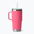 Termoszbögre YETI Rambler Straw 739 ml tropical pink 2