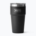 Termosz YETI Rambler Stackable 473 ml black