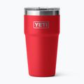 Termosz YETI Rambler Stackable 591 ml rescue red