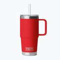 Termoszbögre YETI Rambler Straw 739 ml rescue red