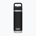 Termosz YETI Rambler Chug 532 ml black
