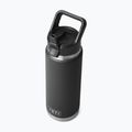 Termosz palack YETI Rambler Straw 769 ml black 4