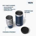 Túra poharak YETI Shot 48 ml 4 pcs. navy 10