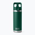Termosz palack YETI Rambler C Straw 532 ml black forest green 3