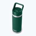 Termosz palack YETI Rambler C Straw 532 ml black forest green 4