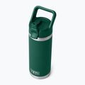 Termosz palack YETI Rambler C Straw 532 ml black forest green 5