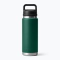 Termosz YETI Rambler Chug 760 ml black forest green 2