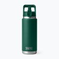 Termosz palack YETI Rambler Straw 769 ml black forest green 3