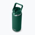 Termosz palack YETI Rambler Straw 769 ml black forest green 5