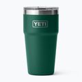Termosz YETI Rambler Stackable 591 ml black forest green