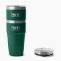 Termosz YETI Rambler Stackable 591 ml black forest green 4