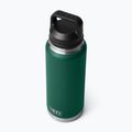 Termosz palack YETI Rambler Chug 1064 ml black forest green 3