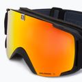 Salomon Xview Photo S2 síszemüveg Fekete/Mild Piros L40844400 5