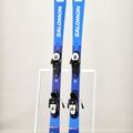 Gyermek lesiklás síléc Salomon S/Race MT Jr + L6 race kék/fehér 13