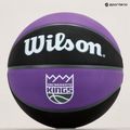 Wilson NBA Team Tribute Sacramento Kings kosárlabda lila WTB1300XBSAC 5