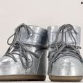 Női Moon Boot Icon Low Glitter ezüst hócsizma 8