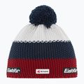Gyerek téli sapka Eisbar Star Pompon Ska Kids burgundy/dark cobalt/white