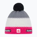 Téli sapka Eisbar Star Pompon SA pink melange/white/grey