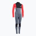 Gyerek úszóruha ION Capture 5/4 Back Zip steel blue/red