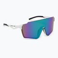 Napszemüveg Red Bull SPECT Stun shiny white/smoke with purple-green mirror