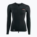 Női úszó hosszú ujjú ION Neo Zip Top 1.5 fekete