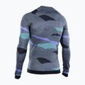 Férfi hosszú ujjú felső úszáshoz ION Lycra Maze dark collage 3