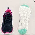 női cipő SKECHERS Flex Appeal 5.0 Fresh Touch navy leather/mesh/hot pink/mint 8