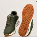 női cipő SKECHERS Uno Shimmer Away olive/rose gold/mesh 10
