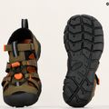 Gyermek szandál KEEN Seacamp II CNX dark olive/gold flame 9