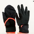 Női sí kesztyű ORTOVOX Fleece Grid Cover fekete holló 11
