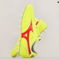 Mizuno Morelia II Elite MD biztonsági sárga/tüzes korall 2/galaxis ezüst férfi futballcipő 10