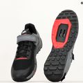 Férfi MTB kerékpáros cipő adidas FIVE TEN Trailcross Clip A mag fekete/szürke három/piros 22
