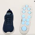 Női SKECHERS Go Walk 7 Clear Path navy/fehér/világoskék cipő 11