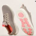 Női SKECHERS Go Walk 7 Clear Path taupe/rózsaszín cipő 10