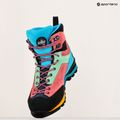 Női trekking cipő Lomer Badia High Mtx turquoise/begon 9