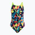 Gyermek egyrészes fürdőruha Funkita Diamond hátul blokkolt sávok FS11G713030908