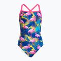 Funkita Strapped In One Piece gyermek fürdőruha kék és rózsaszín FS38G71414