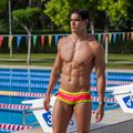 Férfi úszóbokszer Funky Trunks Sidewinder Trunks olvadó káosz 7
